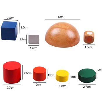 Multicolor Blocuri De Lemn Semisferică Blocuri Echilibrate Jocuri De Învățare Montessori Jucării Bagajele Stivuite Înălțimi Jocuri