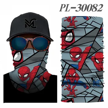 Multifunctional Adult Spiderman Marvel Fata-masca de Imprimare de protecție Solară Sport Masca în aer liber de Echitatie Magic Văl Jucării de Crăciun