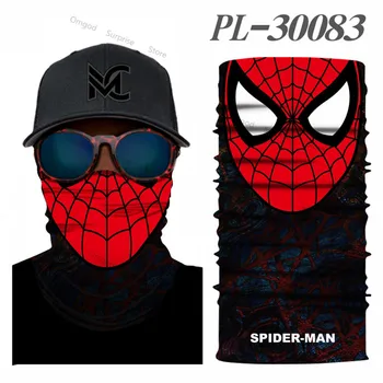 Multifunctional Adult Spiderman Marvel Fata-masca de Imprimare de protecție Solară Sport Masca în aer liber de Echitatie Magic Văl Jucării de Crăciun
