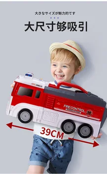 Multifunctional camion container pentru Copii jucarii educative camion Foc de stocare feroviar Parcare auto mare jucărie set cadou