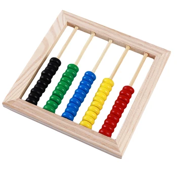 Multifuncțional Abac De Învățare Suport De Lemn Montessori Jucării De Numărare Cunoaștere Bord Devreme De Matematica De Învățământ Jucărie Pentru Copii Cadouri