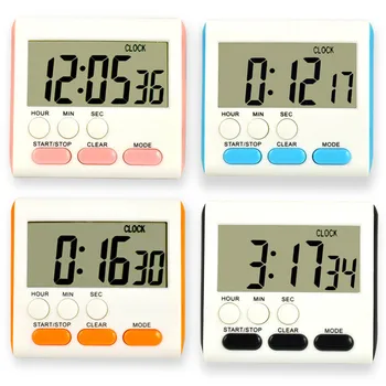 Multifuncțional Ceas Cronometru pentru Bucatarie Cook Mic de 24 de Ore Digitale Clip Magnetic Alarmă Ceas de Masa Desktop Accesorii Practice