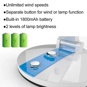 Multifuncțional Ventilator Solar Pliabil cu lumina LED-uri Reglabile de Viteză USB Mini Ventilator de birou Portabil în aer liber Ventilatorului de Răcire