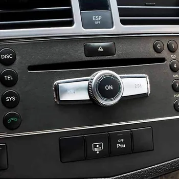 Multimedia auto Butoane de Volum Autocolante Decorare Capac Ornamental pentru Mercedes Benz C Class W204 GLK CLS ML350 C180 E260