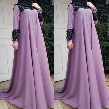 Musulman Dantela Rochii Rochie Maxi De Seara Vestidos Cardigan Kimono Robă Lungă, Rochii Elegante Jubah Orientul Mijlociu Eid Ramadan Islamic