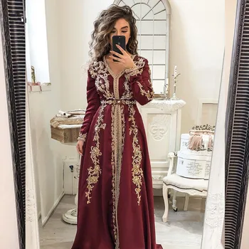Musulman Seara Rochii De Bal 2020 Lungă Femeie Noapte De Petrecere Elegante Plus Dimensiune Arabă Rochie Formale Rochie