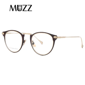 MUZZ Moda barbati Ochelari Cadru Clasic Spectacol Ochi de sex feminin rama de ochelari Optice Obiectiv Clar de Înaltă calitate de Metal Picioare Ochelari de vedere