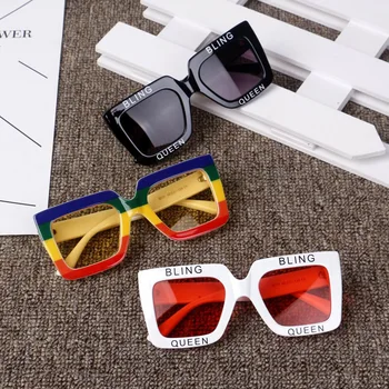 MYT_0111 Copii ochelari de Soare Pentru Baieti Supradimensionate Cadru Pătrat Copii ochelari de Soare Confortabil Fete de Epocă ochelari de soare Retro Ochelari