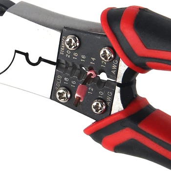 Mâna Clește De Tăiat Cablu Cu Clichet Din Otel De Sârmă Stripteuză Multifuncțional Combinație Electrician Profesionist Sertizare Instrumente De Acasă
