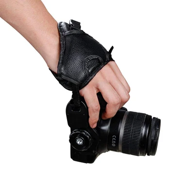 Mâner aparat de Fotografiat Curea din Piele PU Curea de Mână Încheietura Curea pentru DSLR SLR camere Video DV Fotografie Accesorii