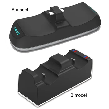 Mâner Controler USB Incarcator Dual Dock de Încărcare Stație Standul Cradle Suport pentru PS5 Consola de Jocuri Gamepad Accesorii