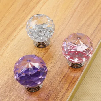 Mâner de cristal 30mm sferice de sticlă singur orificiu transparent comerțul exterior sertar K9 Europene moderne se ocupe de