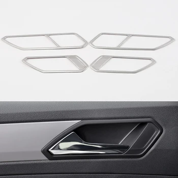Mânerul ușii Castron Cadru de Acoperire Tapiterie Autocolant Pentru Volkswagen VW Tiguan MK2 2017 2018 2019 2020 Accssories Interior Semifabricate Styling
