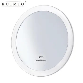 Mărire Oglindă Rotundă Make Up Rabatabila Buzunar Cosmetice, Oglindă Mărire Oglinda Compact cu 3 ventuze