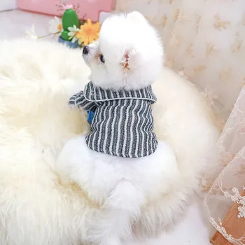 Mătase Moale Bulldog Francez Pijamale Câine De Companie Pijama Pentru Câini De Talie Mică Shih Tzu Catelul Pisica Haine Cald