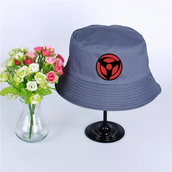 Naruto Akatsuki Nor Roșu logo-ul pălărie de Vară pentru femei barbati Panama găleată cu capac 9 culori de design plat cozoroc pălărie de pescar