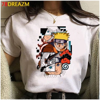 Naruto Akatsuki Sasuke Itachi tricou barbati tricou alb cuplu haine kawaii tumblr sus teuri plus dimensiune grafic teuri pentru femei