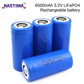Nastima Lifepo4 32650 32700 Baterie Reîncărcabilă 3.2 V 6500mAh Cu Vârf Plat pentru Alimentare de Rezervă Pentru lanterna auto Lumina 32650 baterie