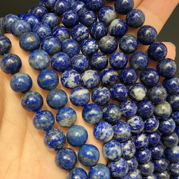Natural Autentic Lapis Lazuli Piatră Margele Rotunde Liber Margele Spacer Pentru a Face Bijuterii 4/6/8/10mm 15