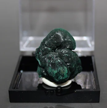 Natural catifea deschidere malachit minerale-specimen de cristal Pietre și cristale de Vindecare de cristal dimensiune caseta 5.2 cm