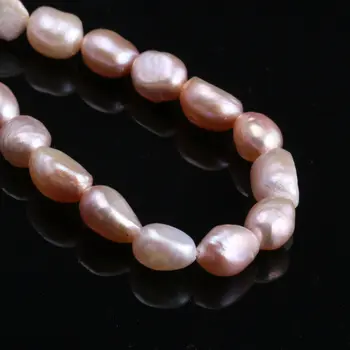 Natural, cu formă neregulată Perle de Cultură de apă Dulce, Margele DIY Margele pentru Bijuterii DIY Strand 14 Inch Dimensiune 8mm-9mm