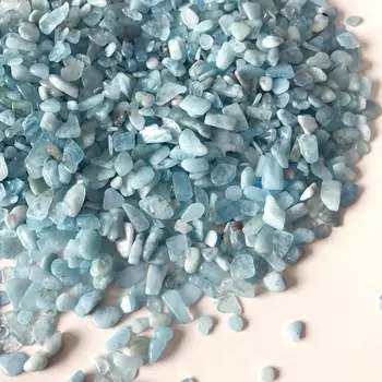 Naturale albastru acvamarin cuarț pietre naturale au scazut mai mare parte de vindecare de pietre pentru decor acasă