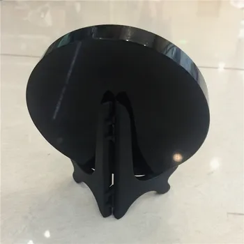 Naturale obsidian negru Disc de Cristal tipul de piatră prețioasă reiki, meditatie de vindecare chakra fengshui oglindă circulară Decor ca cadou 100mm