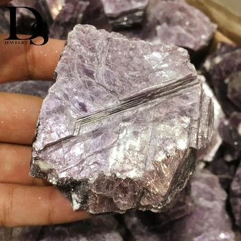 Naturale Violet Mica Minerale Prime Liliac Cristalină Lepidolite Dur Monoclinic Exemplare Pentru Vindecare Decor