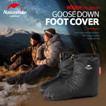 Naturehike Down-Umplută Papuci de casă Cizme Pentru Barbati Femei Papuceii Șosete Cald Moale Încălțăminte Pentru Iarnă Camping sac de Dormit accesorii