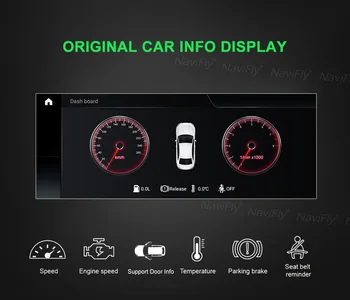 NaviFly Android10 4G RAM 64G ROM-ul radio auto multimedia player pentru BMW Seria 5 E60 E61 E63 E64 E90 E91 E92 navigare gps