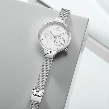 NAVIFORCE Brand Ceasuri Femei de Lux Impermeabil Doamnelor Cuarț Încheietura Ceas de Afișare a Datei Noua Moda Ceas Relogio Feminino 2020