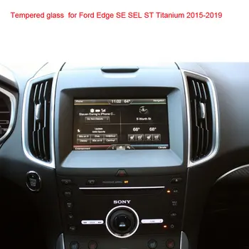Navigatie auto cu Ecran Protector pentru Ford Edge SE, SEL ST Titan-2019, Film de Sticlă pentru 2019 Ranger XL XLT ARCAN