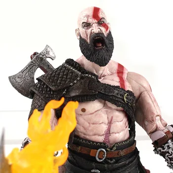 NECA Zeul Razboiului Kratos Atreus Final de Acțiune Figura 2 Pachet de Colectie Model de Jucărie Cadou de Ziua de nastere pentru Copii