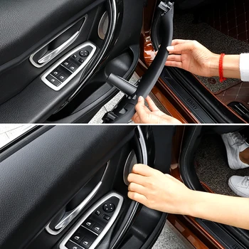 Negru Bej Față-Spate, Stânga/Dreapta Tapiterie Usi Trage Apuca Panel Mâner Interior Mânere Uși pentru BMW F30 F80 F31 F32 F34 F35