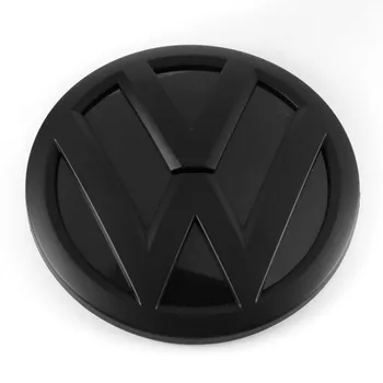 Negru mat 110MM din Spate a Capacului Portbagajului Insigna Logo-ul Auto Emblema de Înlocuire pentru VW Volkswagen Tiguan