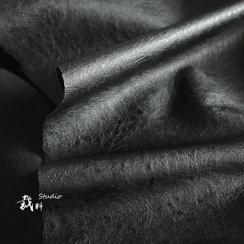 Negru mat piele textura tesatura piele de Înaltă calitate de fundal de creație perete pu moale sac de pânză tesatura materiale pentru mozaic