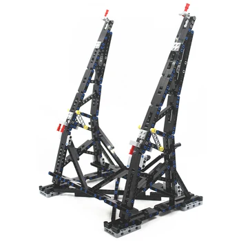 Negru MOC Mileniu jucării Falcon Ecran Vertical Stand Compatibil cu Nr 05132 și Nr 75192 Ultimate Collector ' s Model