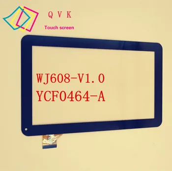 Negru pentru stridii T12 T12D T12V 3G tableta pc de 10.1 inch ecran tactil capacitiv panou YCF0464-O WJ608-V1.0