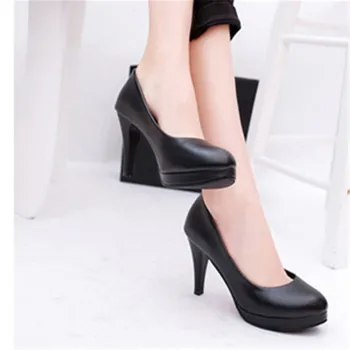 Negru Platforma, Pantofi cu Toc Femei de Moda Valentine Pantofi 6/8/9 CM Tocuri inalte cu Platforma Pompe Femei Pantofi Noiva Sapato