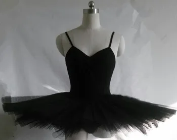 Negru/Rosu/Alb Balerina Rochie De Dans Profesionist Adult Costum De Balet Femei Balet-Dans Haine Copil Fete Dans Balet Tutu