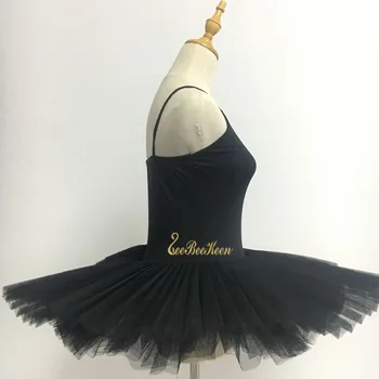 Negru/Rosu/Alb Balerina Rochie De Dans Profesionist Adult Costum De Balet Femei Balet-Dans Haine Copil Fete Dans Balet Tutu