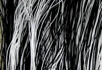 Negru și alb Șir cortina divizor de cameră nunta draperii fir perdea modernă cortina