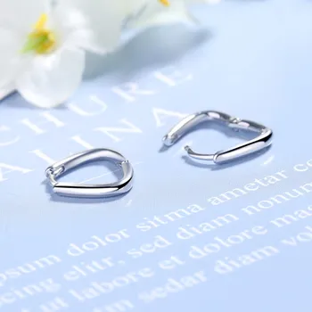 NEHZY argint 925 nou femeie moda bijuterii de înaltă calitate de cristal zircon retro simplu hollow inima în formă de cercei