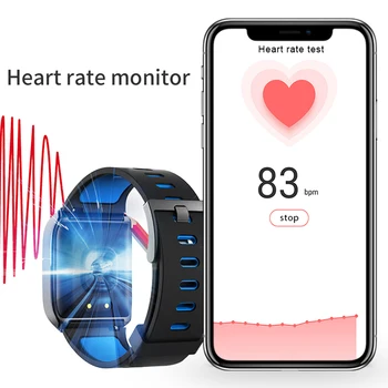 Nennbo X1 Ceas Inteligent Bărbați IP68 rezistent la apa Bratara Sport Monitor de Ritm Cardiac Trupa de Fitness Tracker Vreme Smart Band