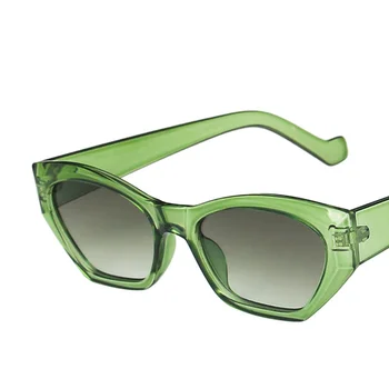 Neregulate Personalitate Cateye ochelari de Soare pentru Femei New Vintage Street Bate Versatil Ochelari Moda Cadru Gros de sex Feminin Nuante