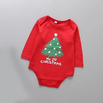 New Baby boy fata de Salopetă de Bumbac Nou-născuți Haine pentru Copii pomul de Crăciun cu Maneci Lungi Haine de Copii-Fete Salopeta Copil Vladan