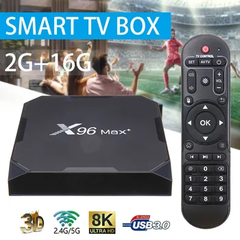New Sosire 1 Set Android 9.0 TV Box X96 Max Plus Amlogic S905x3 4K Smart Media Player 2GB+16GB X96Max Plus Set top Box