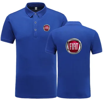 New Sosire Brand de Îmbrăcăminte pentru Bărbați logo-ul Polo Tricou Casual, de sex Masculin Fiat Tricou Polo cu Maneca Scurta Tricou Polo