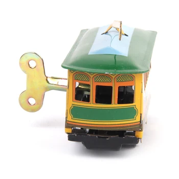New Sosire Copil Epocă de Tramvai Troleibuz Tramvai Jucărie de Colecție Cadou cu Vânt Cheie Cadou de Ziua Copilului Jucării pentru Copil Adult