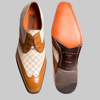 New Sosire de Moda din Piele Pu Formale Bărbați Pantofi Rochie de Epocă Clasic Elegant Casual Pantofi Derby pentru Barbati Zapato De Hombre HB222